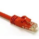 C2G 0.5m Cat6 Snagless CrossOver UTP Patch Cable câble de réseau Rouge 0,5 m C2G