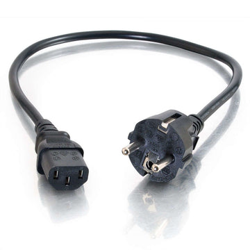 C2G 88544 câble électrique Noir 3 m CEE7/7 Coupleur C13
