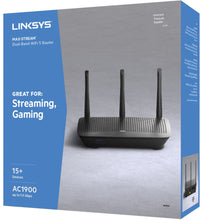 Linksys EA7500V3 wireless router Gigabit Ethernet Bi-bande (2,4 GHz / 5 GHz) Noir