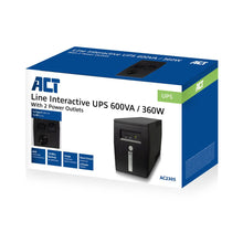 ACT AC2305 alimentation d'énergie non interruptible Interactivité de ligne 0,6 kVA 360 W 2 sortie(s) CA ACT