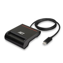 ACT AC6020 lecteur de cartes à puce Intérieur USB USB 2.0 Noir ACT