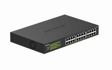 NETGEAR GS324P Non-géré Gigabit Ethernet (10/100/1000) Connexion Ethernet, supportant l'alimentation via ce port (PoE) 1U Noir Netgear