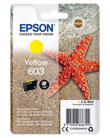 Epson C13T03U44010 cartouche d'encre 1 pièce(s) Original Rendement standard Jaune Epson