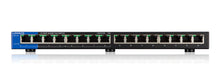 Linksys LGS116P Non-géré L2 Gigabit Ethernet (10/100/1000) Connexion Ethernet, supportant l'alimentation via ce port (PoE) Noir