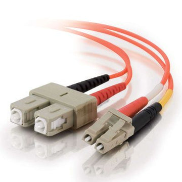 C2G 85489 câble de fibre optique 15 m LC SC OFNR Orange