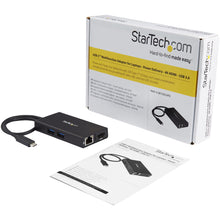 StarTech.com DKT30CHPD station d'accueil Avec fil USB 3.2 Gen 1 (3.1 Gen 1) Type-C Noir StarTech.com
