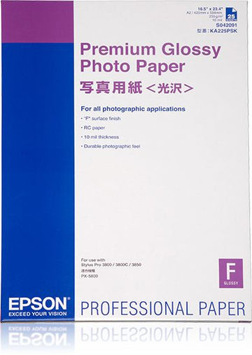 Epson Premium Glossy Photo Paper papier photos A2 Gloss Epson