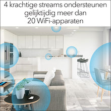 NETGEAR AX1800 4-Stream WiFi 6 Mesh Extender (EAX15) Répéteur réseau Blanc 10, 100, 1000 Mbit/s Netgear