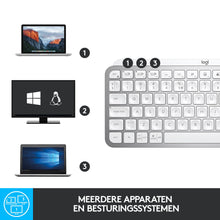 Logitech MX Keys Mini clavier RF sans fil + Bluetooth QWERTZ Suisse Gris