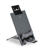 BakkerElkhuizen Ergo-Q Hybrid Pro Supports de Laptop Noir, Gris foncé 40,6 cm (16")