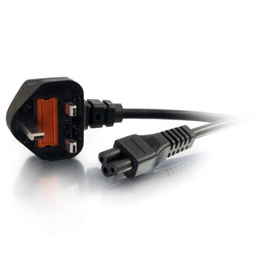 C2G 80601 câble électrique Noir 1 m Prise d'alimentation type G Coupleur C5