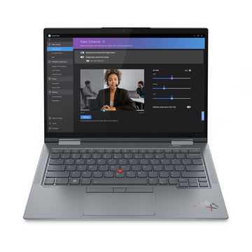 Lenovo ThinkPad X1 Yoga Hybride (2-en-1) 35,6 cm (14") Écran tactile WUXGA Intel® Core™ i7 i7-1355U 16 Go LPDDR5-SDRAM 512 Go SSD Wi-Fi 6E (802.11ax) Windows 11 Pro Gris