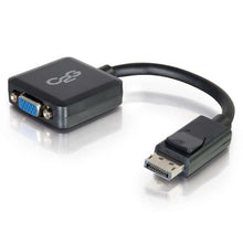 C2G 54323 câble vidéo et adaptateur 0,2 m DisplayPort VGA Noir C2G