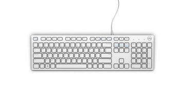 DELL KB216 clavier USB QWERTY Anglais Blanc DELL