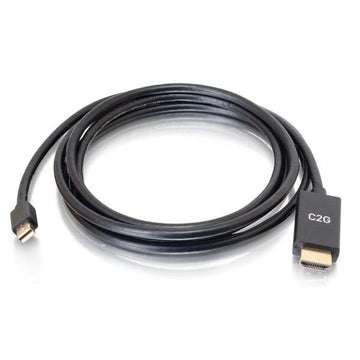 C2G 84435 câble vidéo et adaptateur 0,9 m Mini DisplayPort HDMI Noir