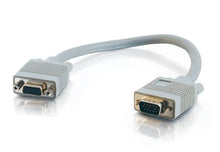 C2G 1m Monitor HD15 M/F cable câble VGA VGA (D-Sub) Gris