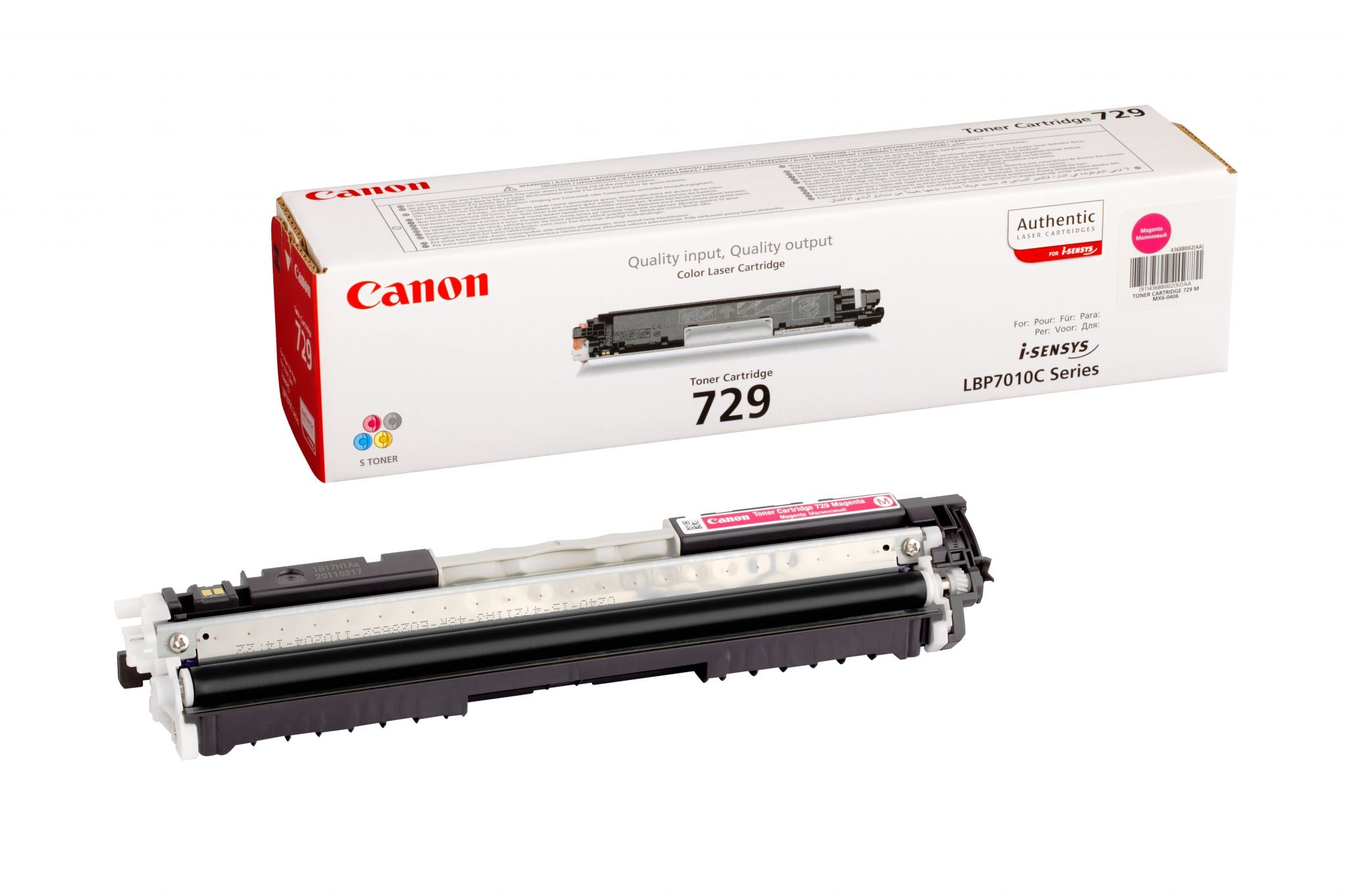 Canon 729 M cartouche toner et laser 1 pièce(s) Original Magenta Canon