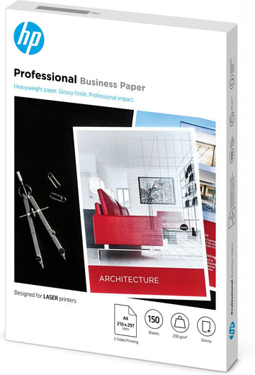 HP Papier Professional Business, brillant, 200 g/m2, A4 (210 x 297 mm), 150 feuilles