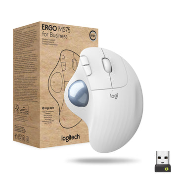 Logitech ERGO M575 for Business souris Droitier RF sans fil + Bluetooth Trackball 2000 DPI Logitech
