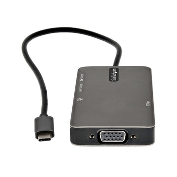 StarTech.com DKT30CHVPD2 hub & concentrateur USB 3.2 Gen 1 (3.1 Gen 1) Type-C 5000 Mbit/s Noir, Gris StarTech.com