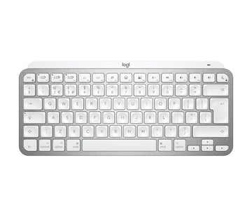 Logitech MX Keys Mini For Mac Minimalist Wireless Illuminated Keyboard clavier Bluetooth QWERTY Anglais britannique Gris