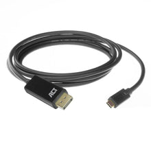 ACT AC7325 câble vidéo et adaptateur 2 m USB Type-C DisplayPort Noir ACT