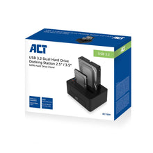 ACT AC1504 HDD/SSD station d'accueil USB 3.2 Gen 1 (3.1 Gen 1) Type-B Noir ACT