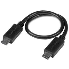 StarTech.com UUUSBOTG8IN câble USB 0,203 m Micro-USB B Noir StarTech.com
