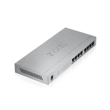 Zyxel GS1008HP Non-géré Gigabit Ethernet (10/100/1000) Connexion Ethernet, supportant l'alimentation via ce port (PoE) Gris Zyxel