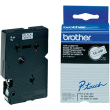 Brother TC-291 ruban d'étiquette Noir sur blanc Brother