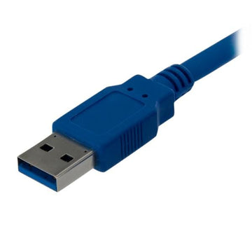 StarTech.com USB3SAB1M câble USB 1 m USB 3.2 Gen 1 (3.1 Gen 1) USB A USB B Bleu StarTech.com
