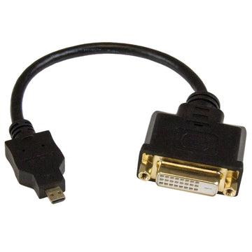 StarTech.com HDDDVIMF8IN câble vidéo et adaptateur 0,203 m Micro-HDMI DVI-D Noir StarTech.com