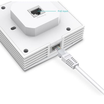 TP-Link EAP650-Wall 3000 Mbit/s Blanc Connexion Ethernet, supportant l'alimentation via ce port (PoE) TP-LINK