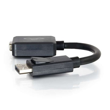 C2G 54323 câble vidéo et adaptateur 0,2 m DisplayPort VGA Noir C2G