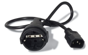 APC AP9880 câble électrique Noir 0,6 m Coupleur C14 CEE7/7 APC
