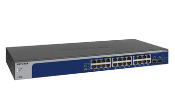 NETGEAR XS724EM Géré L2 10G Ethernet (100/1000/10000) 1U Bleu, Gris Netgear