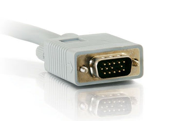 C2G 2m Monitor HD15 M/F cable câble VGA VGA (D-Sub) Gris
