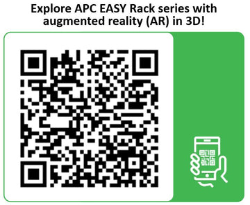APC Easy Rack 48U Rack autonome Noir