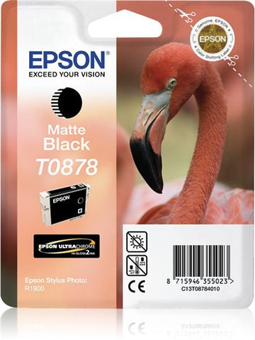 Epson Flamingo T0878 cartouche d'encre 1 pièce(s) Original Noir mat Epson